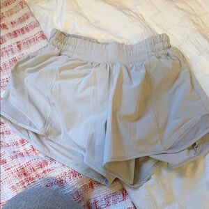 lululemon athletica Soft Gray Athletic Shorts